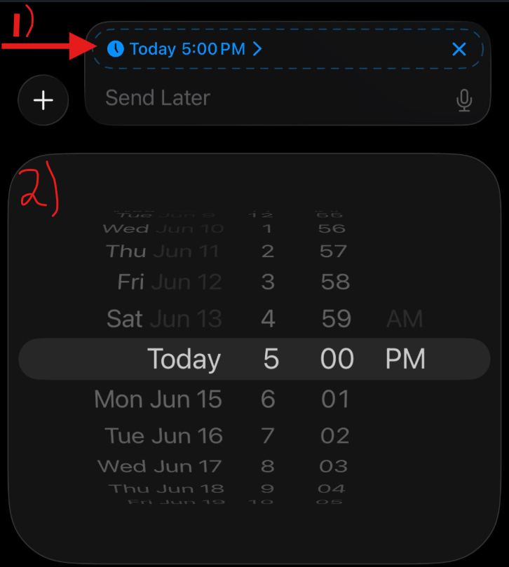 Date and Time Option Date and Time Options