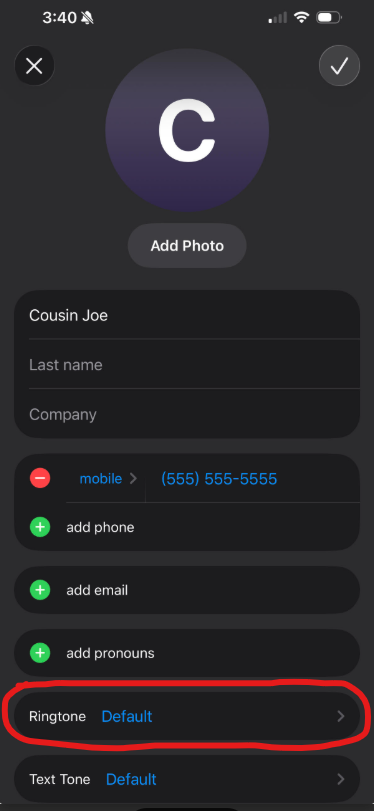 Ringtone